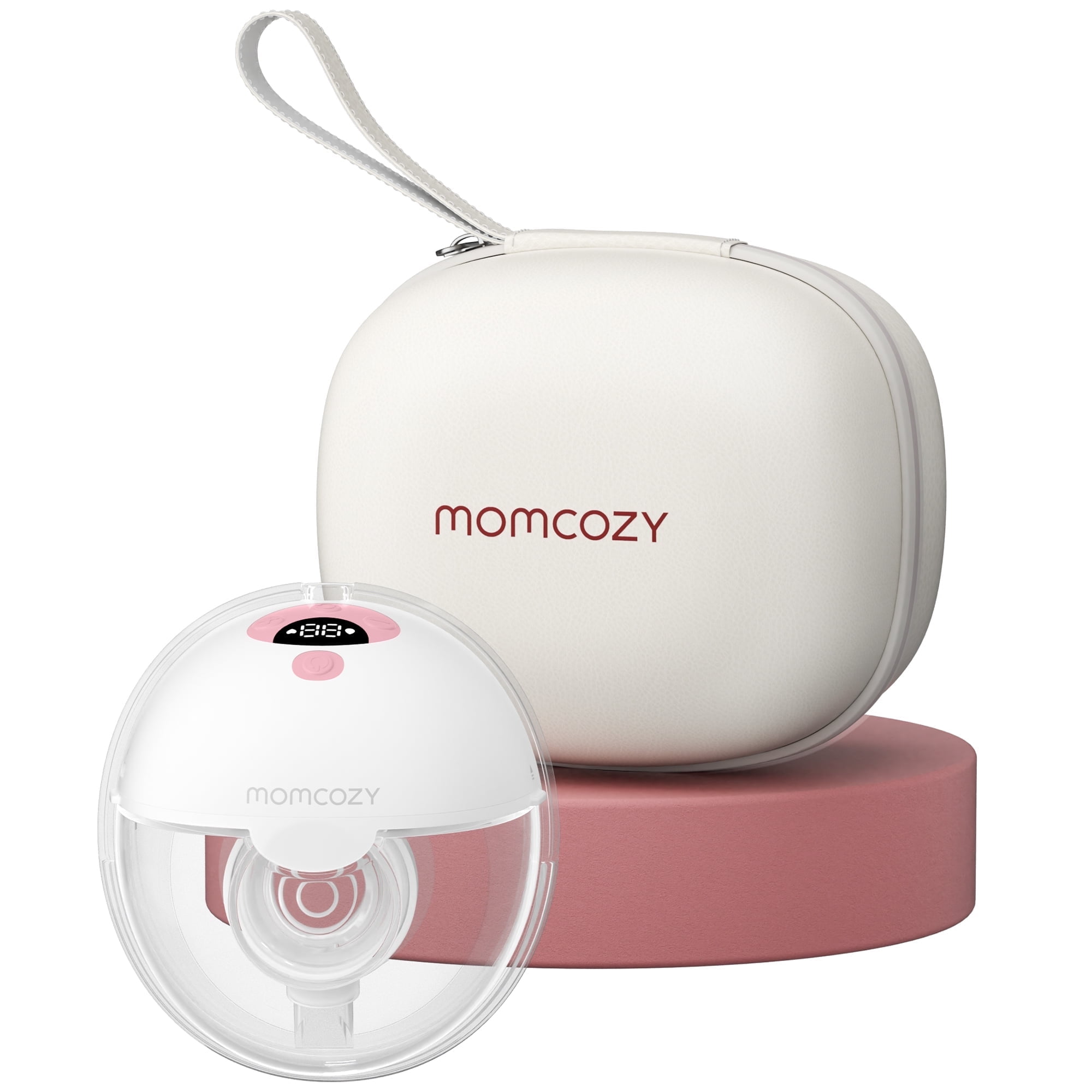 Momcozy Breast Pump Hands Free M5 Pinky, 3 Modes & 9 Levels