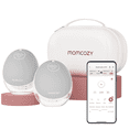 thumbnail image 1 of Momcozy Breast Pump Hands Free Mobile Flow | M9, App Discreet Wireless Breast Pump M9, Independent Breastmilk Storage, 2 Pack, Gray, 1 of 9
