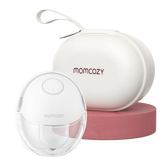 Momcozy Breast Pump Hands Free Mobile Style | M6, DoubleFit Flange Electric Breast Pump, Elegant Gray 1 Count