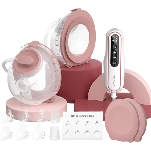 Momcozy Breast Pump V2 Pro Hospital-Grade, Upgraded Electric Wearable Breast Pump, 24mm