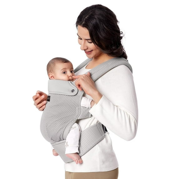 Momcozy Breathable Mesh Baby Carrier, Ergonomic and Lightweight, Fits Babies 7-44 lbs, Enhanced Lumbar Support, All-Day Comfort, Hands-Free Parenting