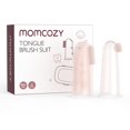 thumbnail image 1 of Momcozy Silicone Baby Finger Toothbrush, Soft Training Toothbrush for Infant & Toddler, Oral Cleaner for Teething, 2 Count, 1 of 5