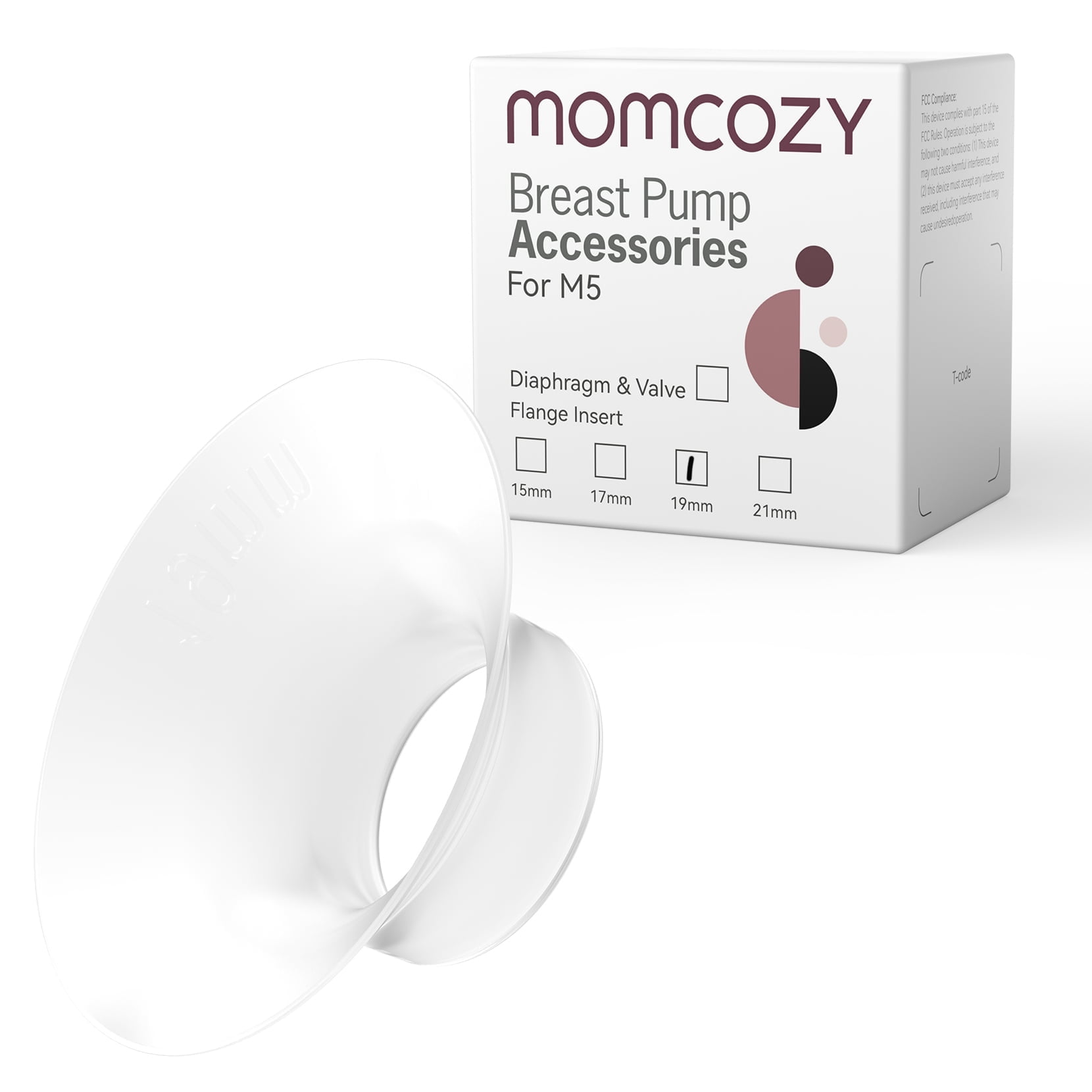 Momcozy Flange Insert 19mm for Momcozy M5, Original M5 Breast Pump
