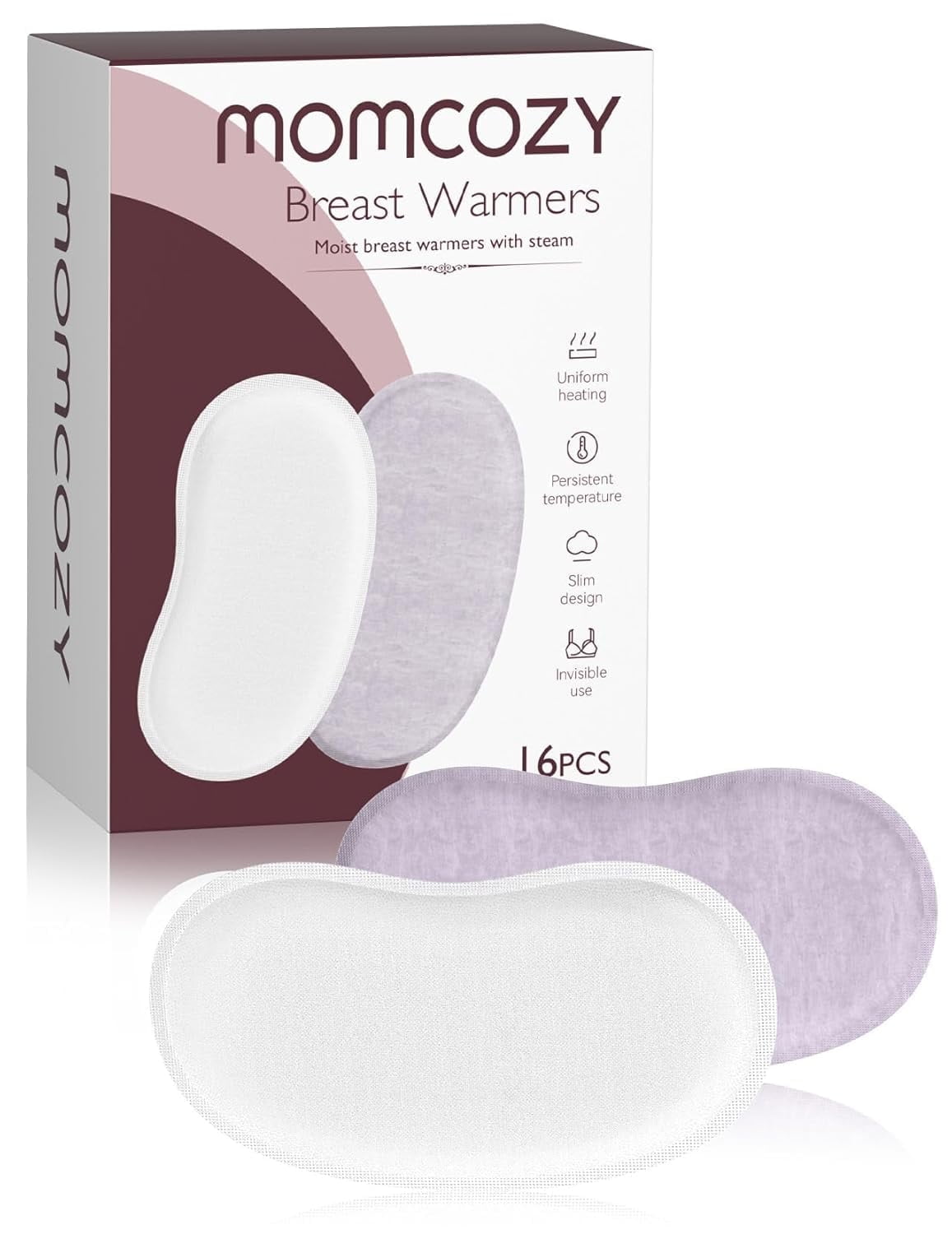 Momcozy Instant Heat Breast Warmers, Lasting Heat Relief for