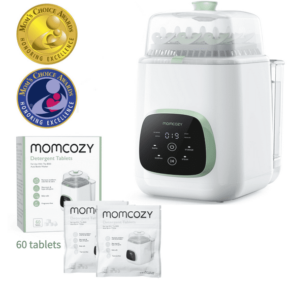 Momcozy KleanPal Pro Baby Bottle Washer, Sterilizer & Dryer Combo for Easy Cleaning, Bottle Washer Machine for Bottles,Baby Item Care
