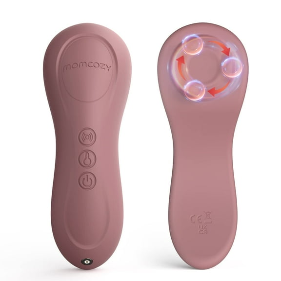 Momcozy Lactation Massager for Breastfeeding 3-in-1, 1 Pack Kneading Breast Massager with Heat