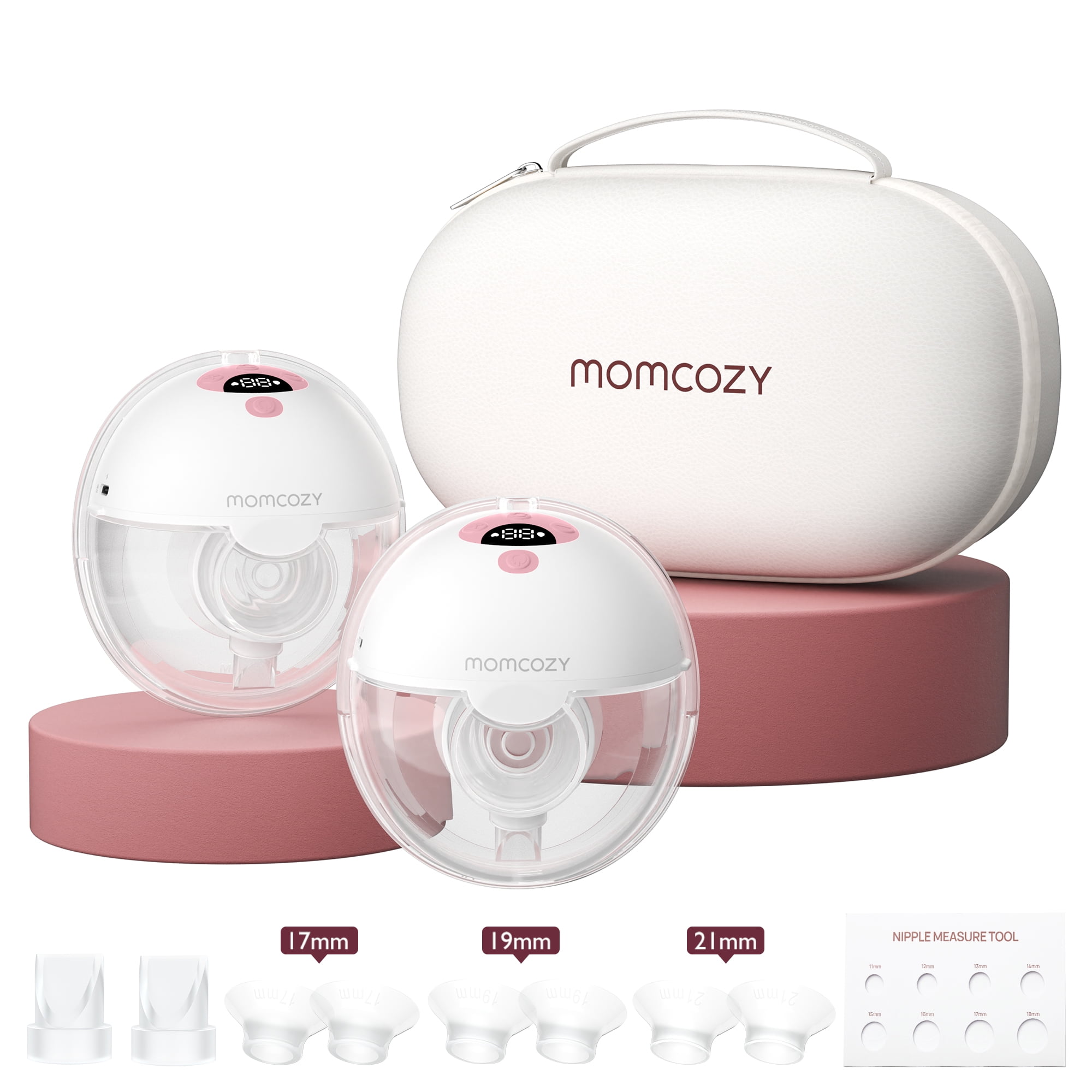 Momcozy M5 Pinky Breast Pump Hands Free, Electric 
