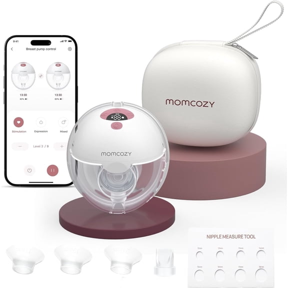 Momcozy Hands Free Breast Pump M5, Wearable Breast Pump Electirc Portable Wearable Breastfeeding Pump, 1 Pack