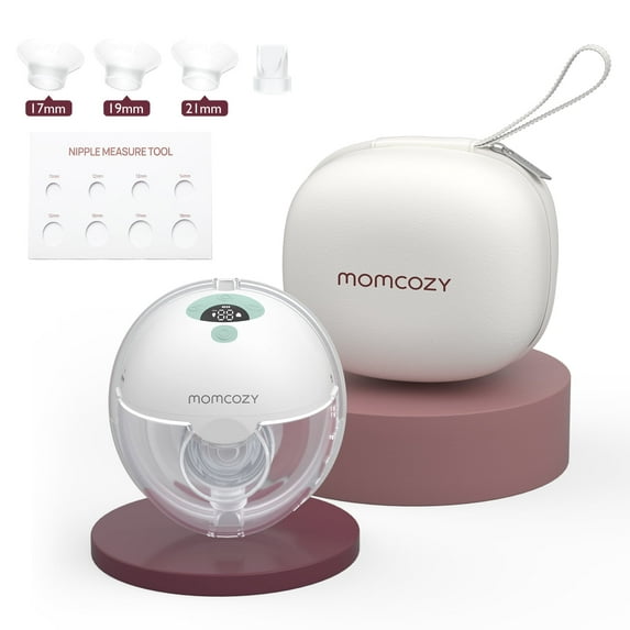 Momcozy M5 Wireless Breast Pump Hands free, Wearable Breast Pump, Green 1 Pack