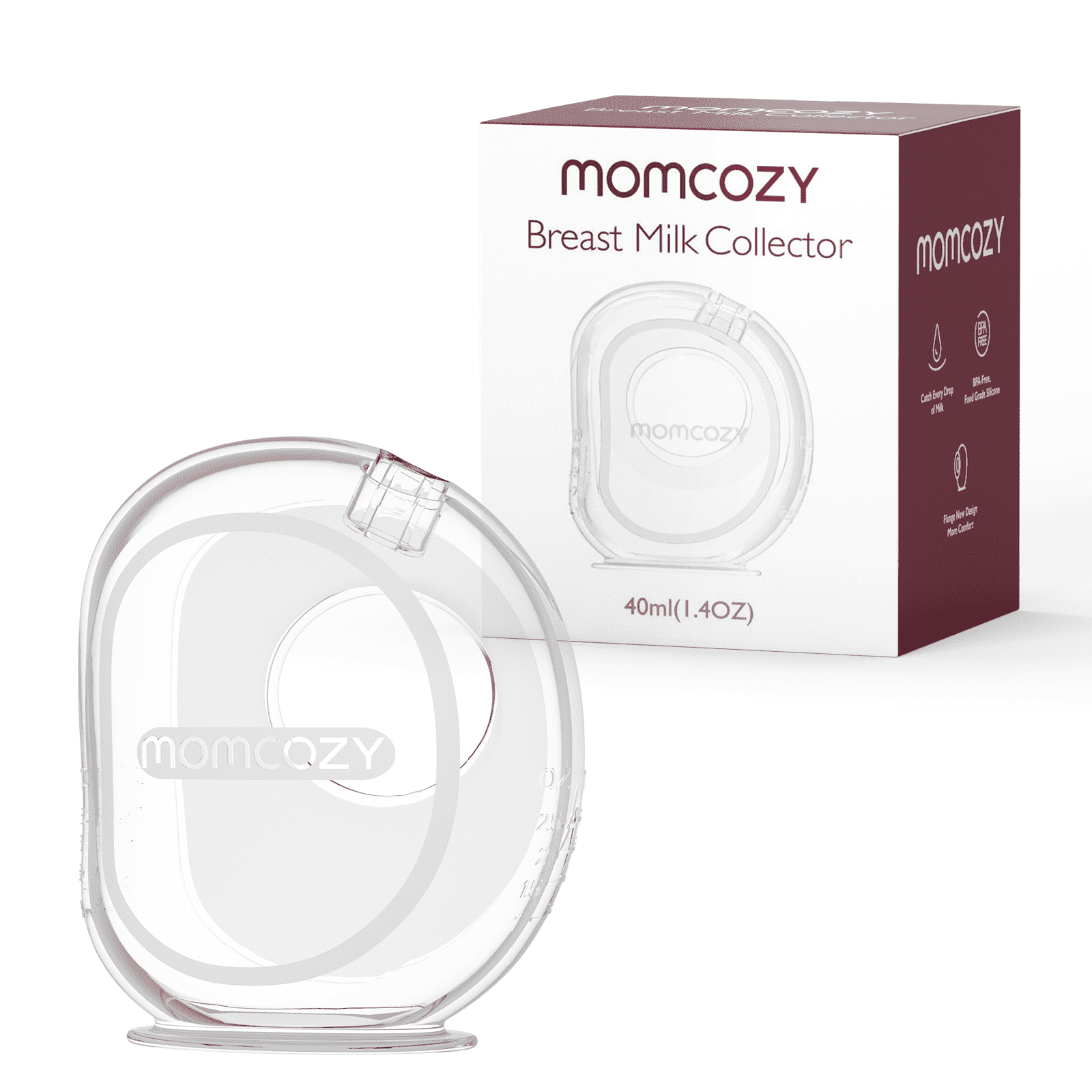 Momcozy Milk Collector for Breastmilk, Silicone Breast Milk