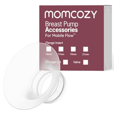 Momcozy Mobile Flow 15mm Flange Insert, Original Momcozy M9 Mobile Flow Breast Pump Replacement Accessories, 1PC (15mm)