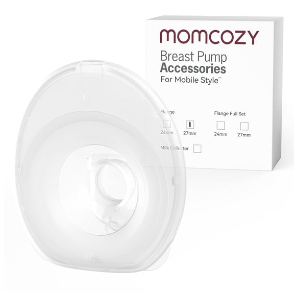 Momcozy Mobile Style 27mm Flange, Original Momcozy M6 Mobile Style Breast Pump Replacement Accessories, 1PC (27mm)