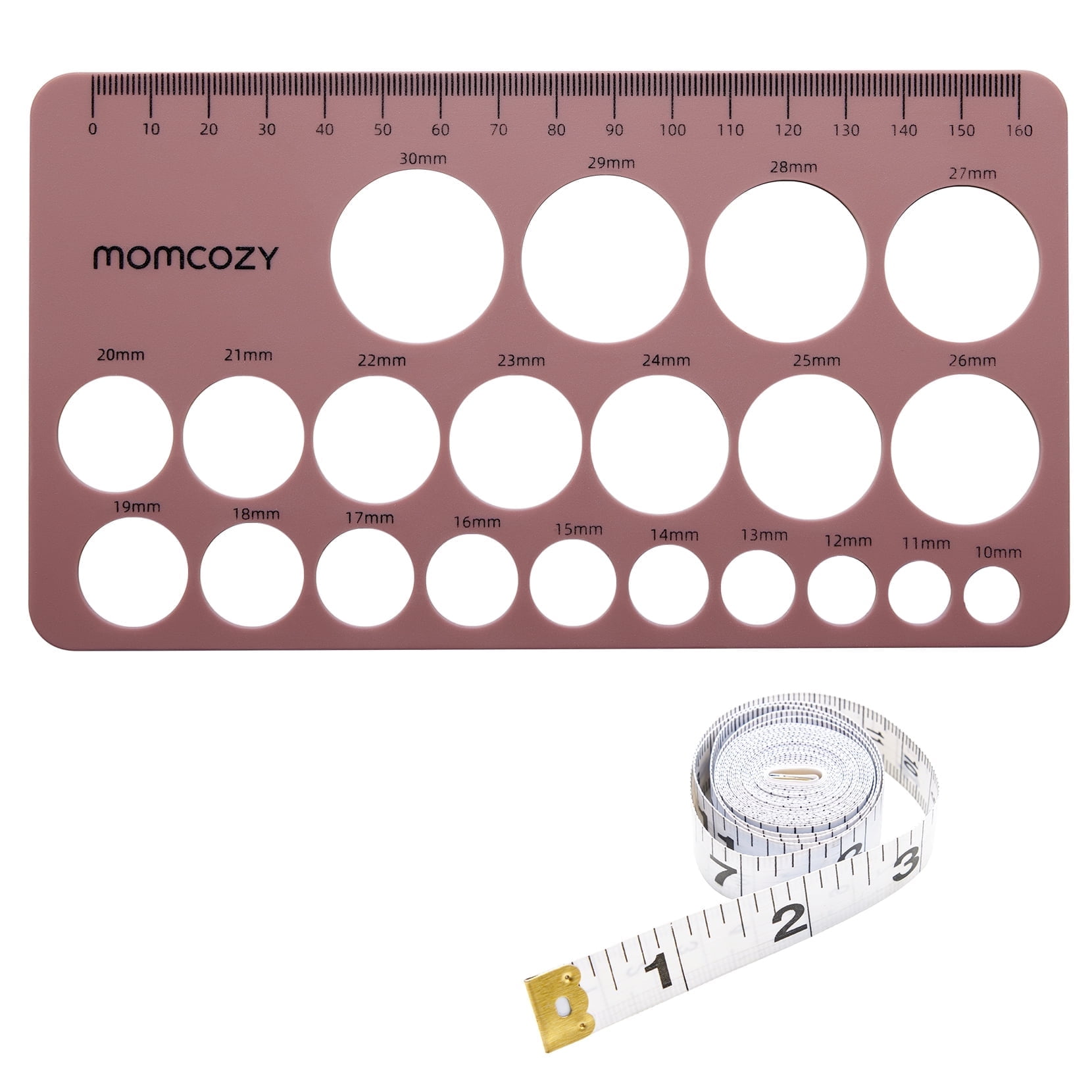Momcozy Nipple Ruler, Nipple Ruler for Flange Sizing, Measurement Tool of Breast Pump Sizing for Momcozy, Medela, Spectra, Lansinoh