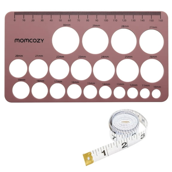 Momcozy Nipple Ruler, Nipple Ruler for Flange Sizing, Measurement Tool of Breast Pump Sizing for Momcozy, Medela, Spectra, Lansinoh