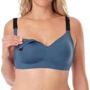 Momcozy Nursing Bras for Breastfeeding, 3.0 Jelly Strip Lift Support Maternity Bra, Seamless Soft Wirefree Pregnancy Bra