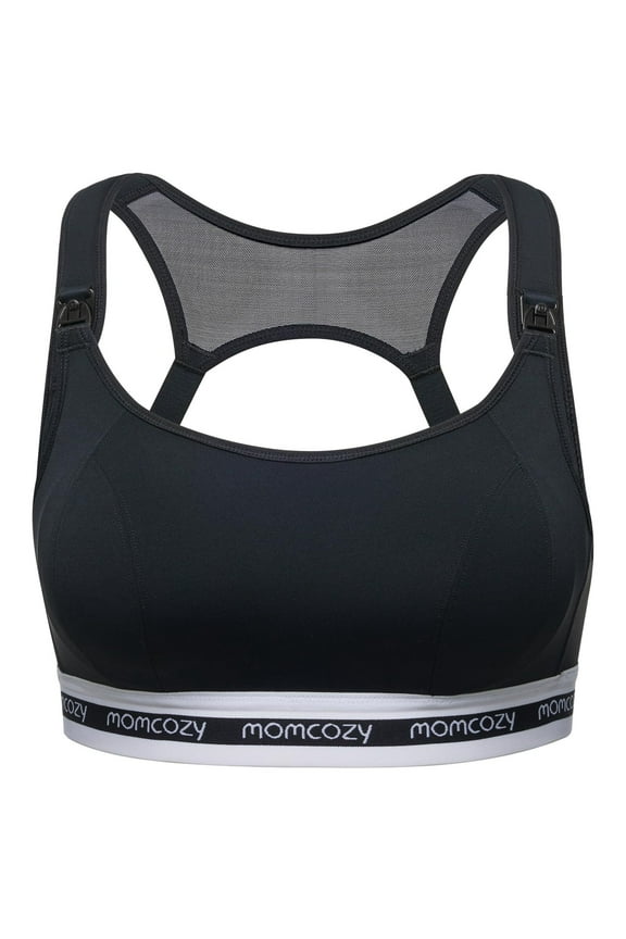 Nursing Bras for Breastfeeding, FB018 Low-Impact Nursing Sports Bra Support Maternity Pregnancy Padded Wireless Bra