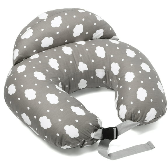 Momcozy Nursing Pillow for Breastfeeding, Original Plus Size Breastfeeding Pillows for Mom Grey