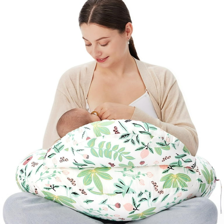 Momcozy Original Nursing Pillow for Breastfeeding Plus Size Breastfeeding Pillows for More Support with Adjustable Waist Strap and Removable Cotton Walmart