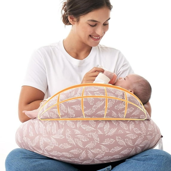 Momcozy Original Nursing Pillow for Breastfeeding, More Support for Mom, Easier Nursing & Hand Free, Removable Cotton Cover