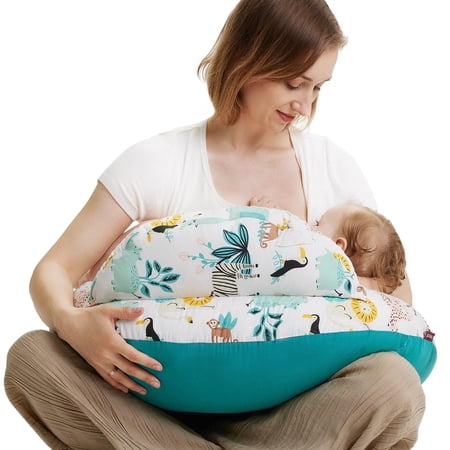 Momcozy Original Standard Size Nursing Pillow, Ergonomic Breastfeeding Pillows, Adjustable Waist Strap