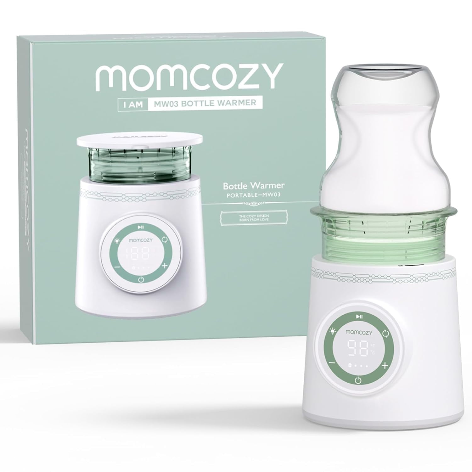 Momcozy Portable Bottle Warmer, Travel Bottle Feeding with 5