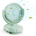 thumbnail image 1 of Momcozy Portable Stroller Fan with Clip | 4-Speed Mini-Fan for Carrier | Personal Fans Ultra Light 0.26lb | Gaps ≤4.5mm | Handheld Cooling | Rechargeable Rotate for Diaper Backpack/Table/Chair, 1 of 7