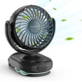 thumbnail image 1 of Momcozy Portable Stroller Fan with Clip | 4-Speed Mini-Fan for Carrier | Personal Fans Ultra Light 0.26lb | Gaps ≤4.5mm | Handheld Cooling | Rechargeable Rotate for Diaper Backpack/Table/Chair, 1 of 8