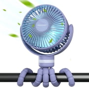 Momcozy Portable Stroller Fan, USB Rechargeable and Handheld Cooling Fan for Travel, Car Seat, Bedroom