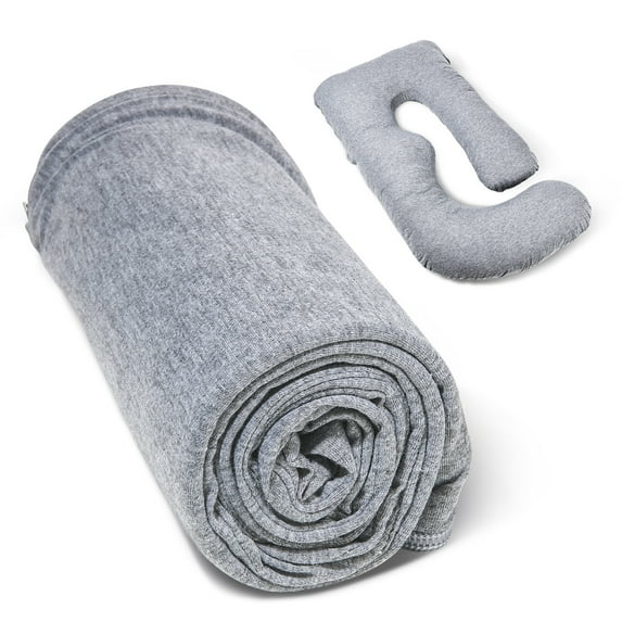 Momcozy Pregnancy Pillow Cover U Shaped, Fits Most 55/57 Inch U-Shaped Pregnancy Pillows