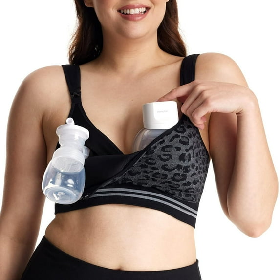 Momcozy Pumping Bra Hands Free, Wireless Nursing Bra, Maternity Bra for Spectra, Medela, Elvie, Willow,etc