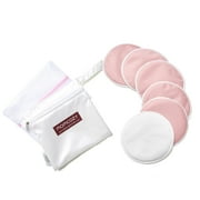 Momcozy Reusable Nursing Pads, 3-Layer Washable Breast Pads 6 Count, Ultra-Thin,Leak-poof,Absorbent