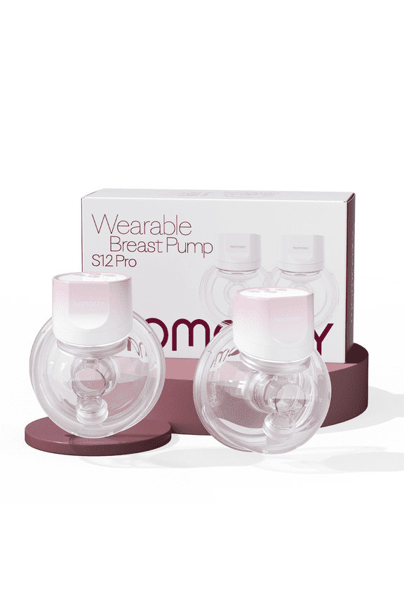 S12 Pinky Pro Electric Hands Free Breast Pump Wearable, 24mm 2 Pack Pink