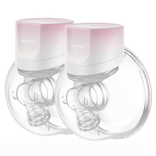 1 Pack Orange Electric Wearable Breast Pump for Postpartum Breastfeeding Hands  Free,Portable Baby Accessories with Switchable 25mm&22mm&19mm 