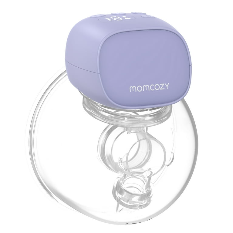 Momcozy S9 Pro Portable Breast Pump, Hands Free Wearable Breast Pump 24mm  Purple 