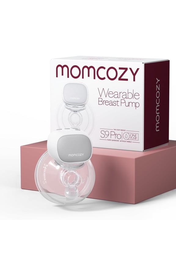 S9 Pro Wearable Breast Pump, Hands Free Electric Breast Pump of LED Display 24mm Gray
