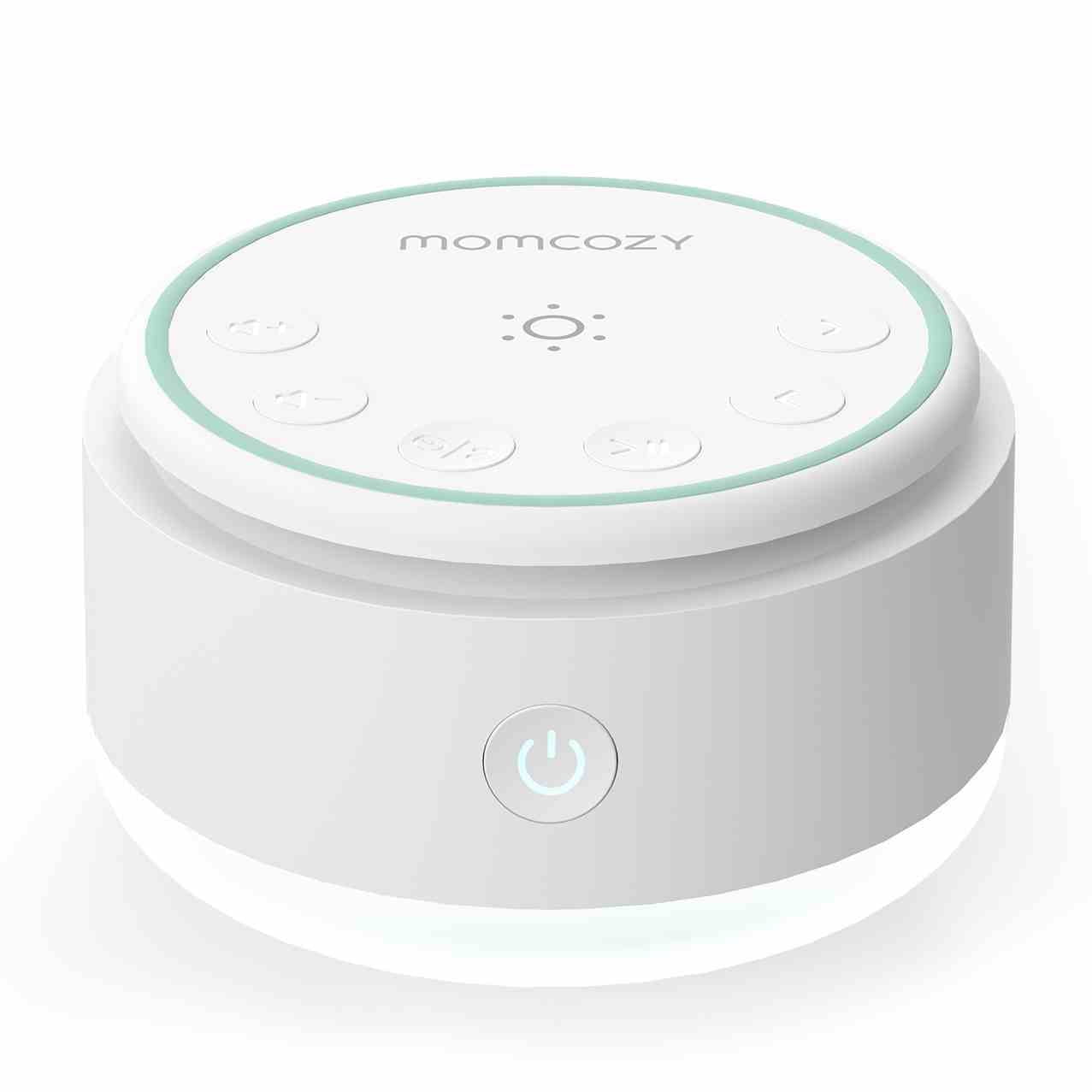Momcozy Sound Machine for Baby|Portable White Noise Sound Machine for Sleep Rechargeable|20 Sleep Sounds White Noise Machine with Nursery Night Light