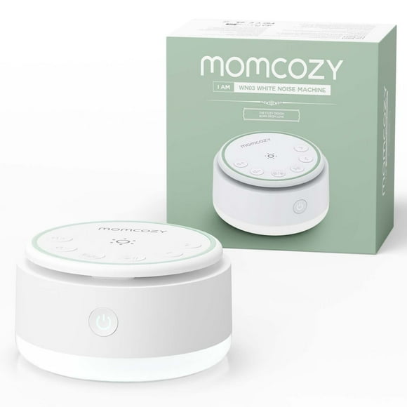 Momcozy Sound Machine for Baby 20 Smooth Sound with Touch Light, White