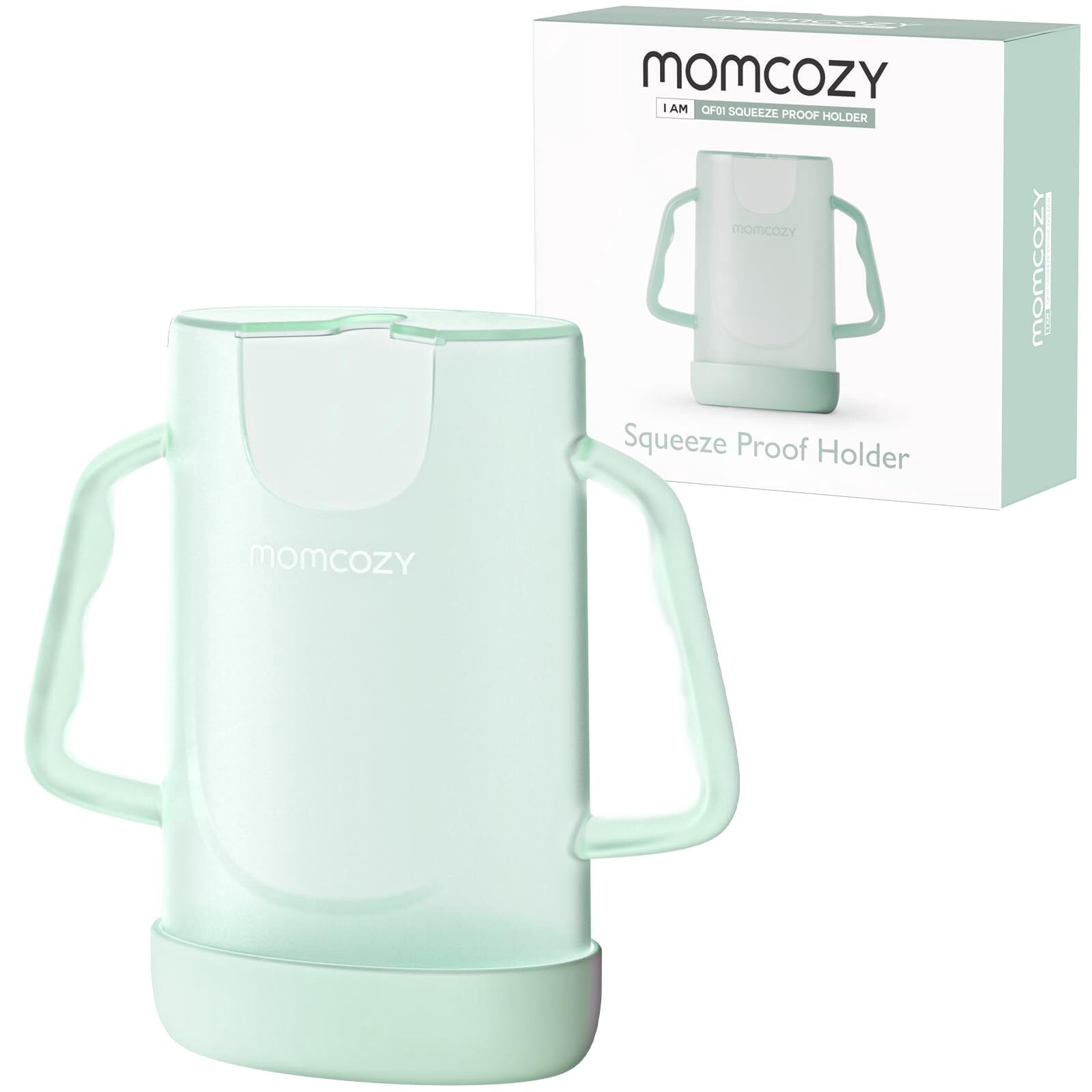 Momcozy, Squeeze Pouch Holder, Food Pouches and Drink Boxes, Green