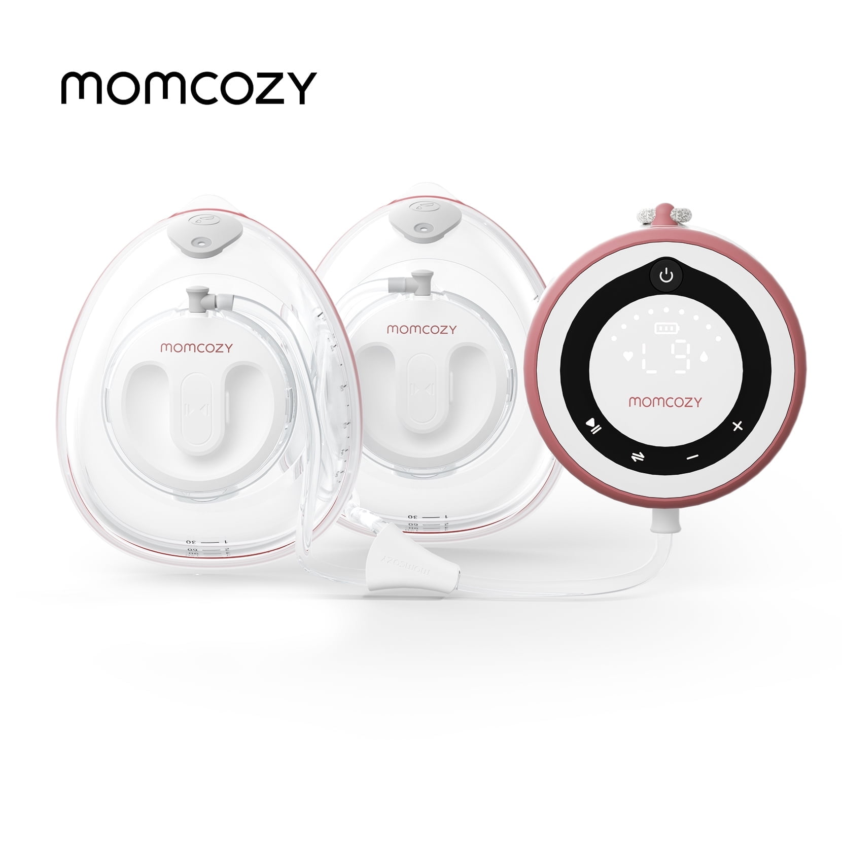 Momcozy V1 Hospital Grade Breast Pump, Hands Free Electric Breast Pump with  5 Flange Sizes 
