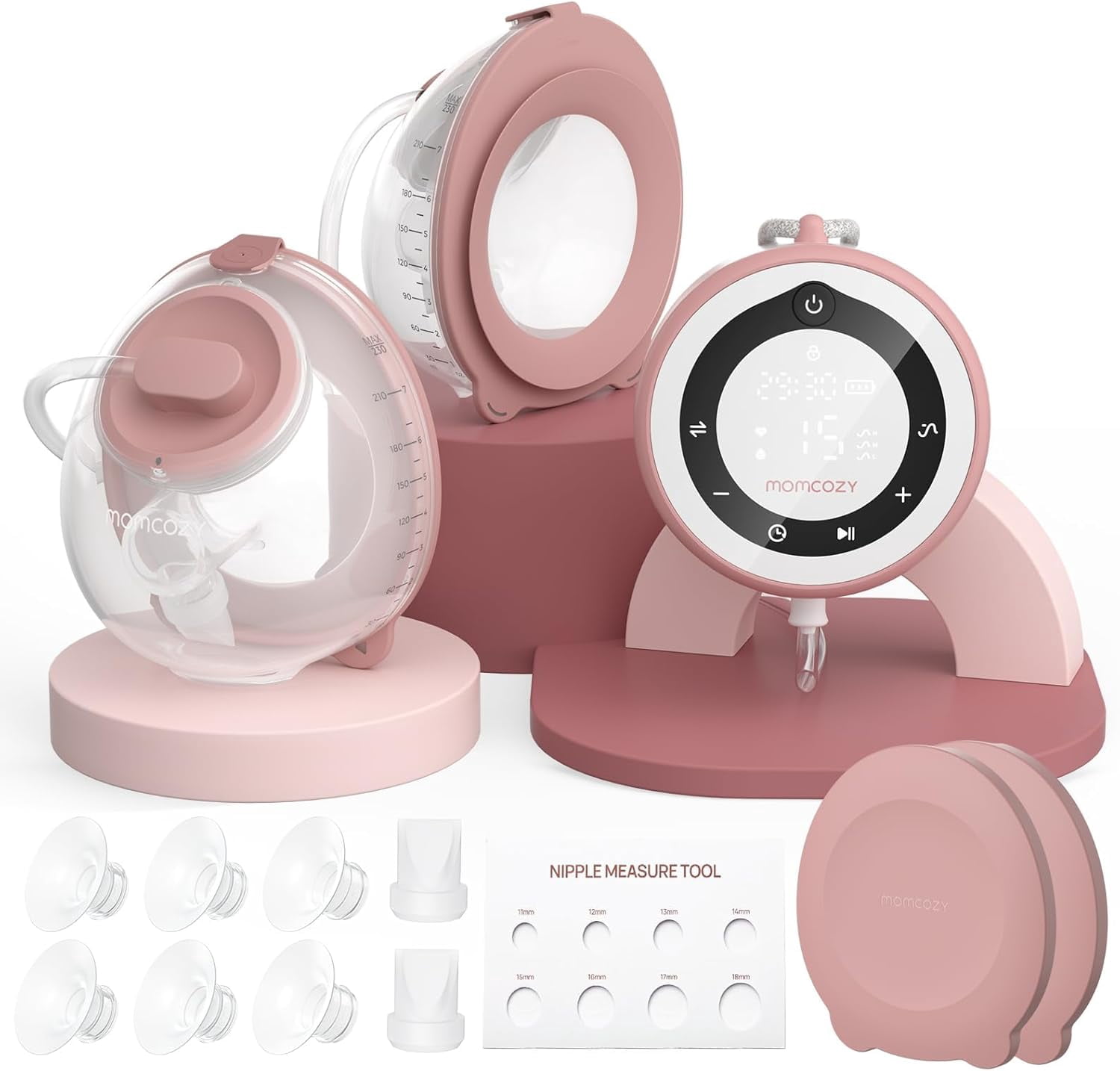 Momcozy Breast Pump V1 Pro Hospital-Grade, Upgraded Electric Hands Free Breast Pump