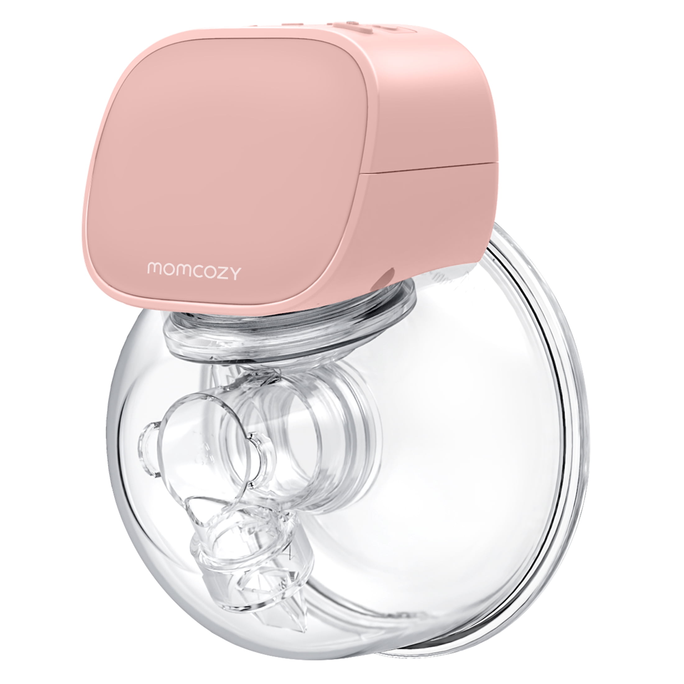 Momcozy Ultra-Light & Hands Free Breast Pump V2, Potent Wearable Pump with  27 Pumping Combinations, Low Noise Painless Portable Double Electric Pump