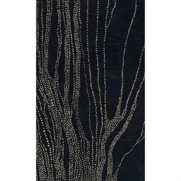 Momeni SIMBASIM-7NVY2680 2 ft. 6 in. x 8 ft. Simba Hand Tufted Contemporary Runner Rug, Navy