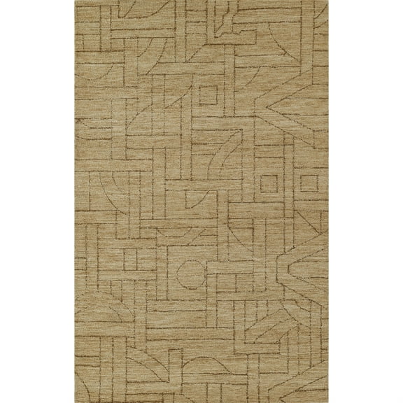Momeni Contemporary Rectangle Area Rug, Natural, 2' X 3'