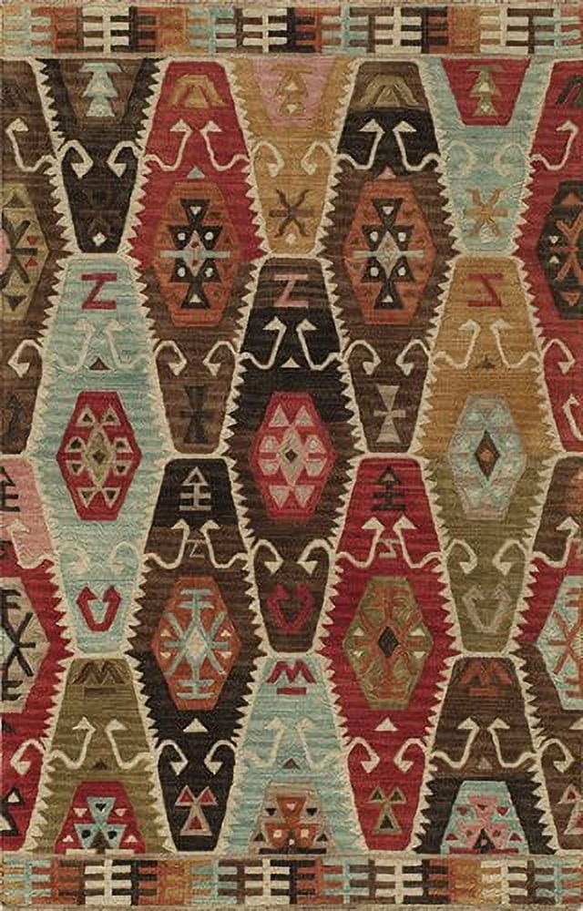 Handmade Blue Wool Tufted Runner Rug 2 ft 3 in x 8 ft