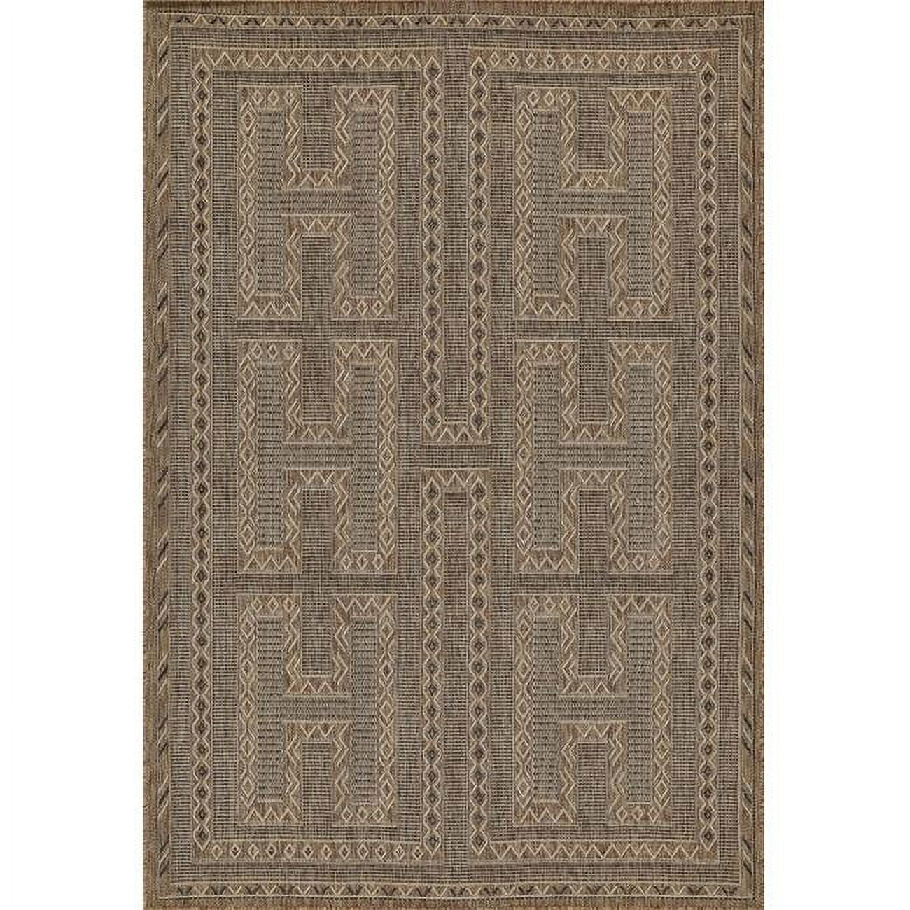 Hampton 5' x 7' Blue Synthetic Easy Care Rug