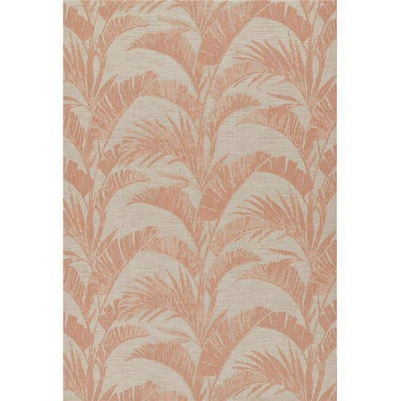 Momeni 9' x 12' Coral Floral Outdoor Rug