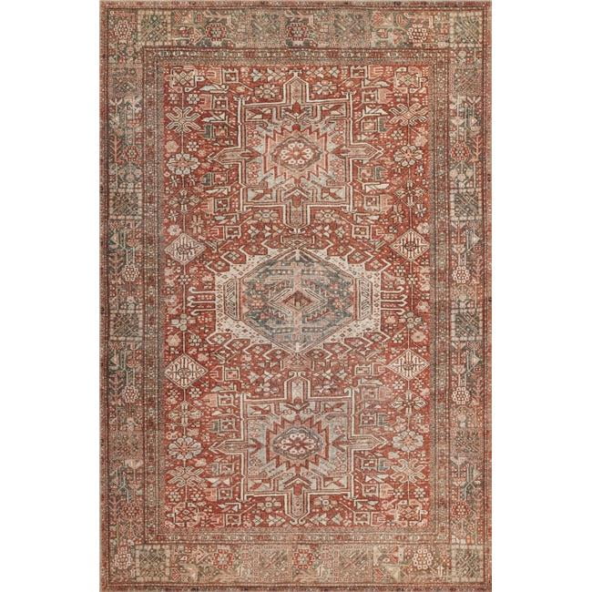 Carlini Ornate Red and Beige 2' x 3' Rug