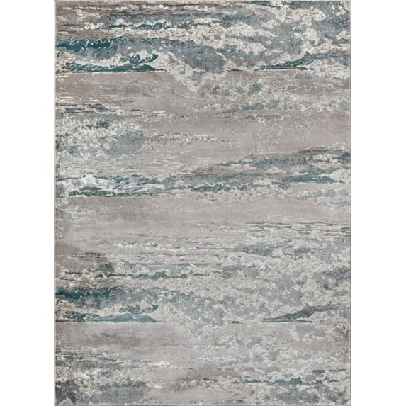 Momeni Abstract Contemporary Area Rugs, Blue