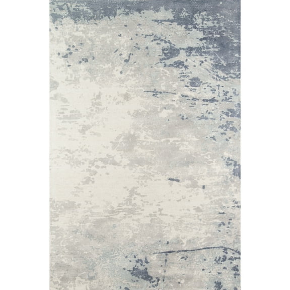 Momeni Abstract Farmhouse Area Rugs, Blue