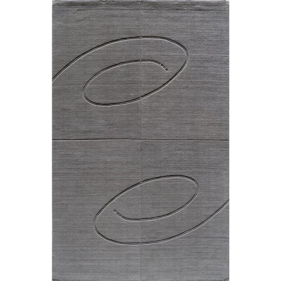 Momeni Abstract Modern Area Rugs, Gray,3'3" X 5'3"